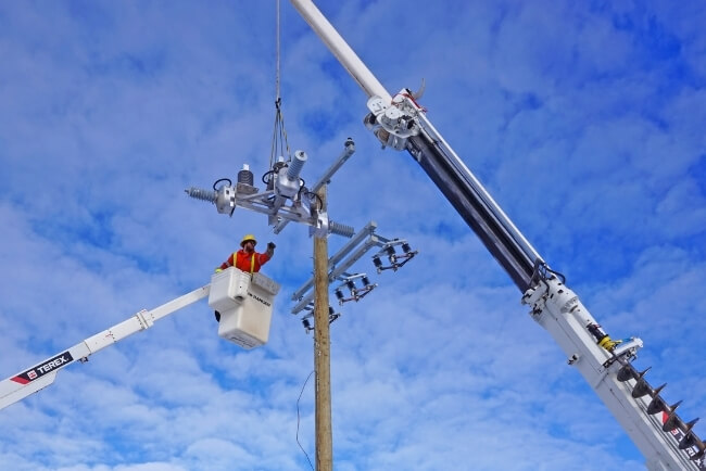 Electric Service Installation with Blue Mountain Power Co-op